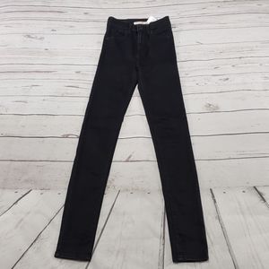 Levis Jeans Size 24 Mile High Super Skinny
Black